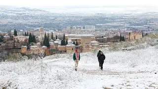 Nieva en Granada