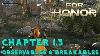 For Honor - Knight Chapter 1.3 (The Blackstone Legion) / ALL COLLECTABLES / Observables & Breakables
