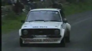Kenny McKinstry driving a Mk2 Escort RS1800