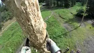 Philmont Spar Pole Climbing