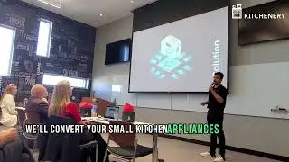 @kitcheneryinc's Cordless Kitchen Revolution at CREATE Pitch | University of Tampa #wirelessenergy