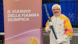 TG EMME. Giovanni Sbergamo tedoforo di Milano Cortina 2026