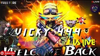 🔴[LIVE] Road To 1k Subscribers ⚡!! VICKY GAMERZ 444 LIVE !! GARENA FREE FIRE MAX #shortsfeed #ff