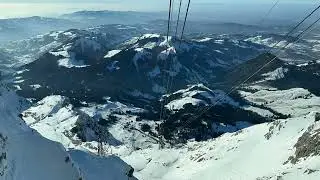 S&auml;ntis mountain cable car Timelapse