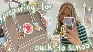 🌷vlog: preparing for college, decorating my bag, phone makeover and being productive (*´ω｀*)