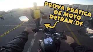 Prova pr&aacute;tica DETRAN DF Moto 2021/22 - Ser&aacute; que eu passei?!