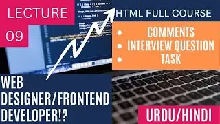 Html Comments | Basic to Advance | Html full course | Html in urdu/hindi | Learn from scratch |