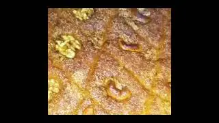 Syrian Basbousa with nuts