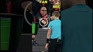 Crazy fan offers a bribe to the referee and embarrasses the Champions League!🤣😭