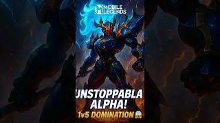🔥 Alpha 1v5 vs Fredrinn 😱 EPIC Turret Comeback MLBB UNSTOPPABLE #shorts #mlbb #trending #mlbbshorts