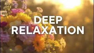Relaxing Piano Music with Beautiful Flowers 🌸 Deep Sleep, Stress Relief & Peaceful Nature Ambience