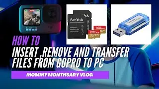 Gopro hero 9 | Memory card | How to insert / remove using memory card adapter and memory card reader