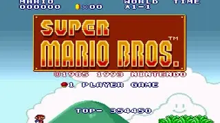 Super Mario Bros. Speedrun hard mode SNES