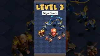 NEW GIGA BOMB COC 🔥💀 #clashofclans #coc #cocshorts