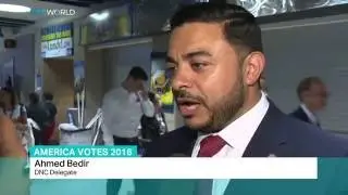 TRT&rsquo;s World&rsquo;s Tetiana Anderson talks to delegates following Clinton&rsquo;s speech