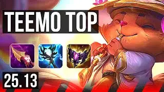 TEEMO vs YONE (TOP) | 10/1/5, Legendary | EUW Challenger | 25.13