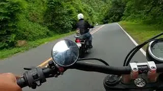 2005 Triumph T100 with Keihin CR special carbs and race exhaust. - raw sound