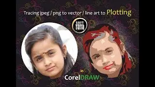 JPEG TO VECTOR CONVERT ¦ HOW TO ¦ DESIGN IN CORELDRAW ¦ILLUSTRAION ¦ TUTORIAL ¦ Soft Tuto ¦