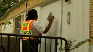 Door-to-door Dorian warning