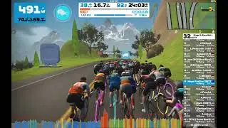 Zwift - Race: Stage 2: Race Watopia - Watopia Flat Route (B) on Flat Route in Watopia
