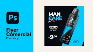 como criar um FLYER COMERCIAL no PHOTOSHOP // Corel Snake