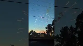 Canada Day small town fireworks