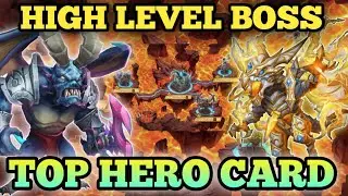 TOP HERO CARD | HIGH LEVEL BOSS | CASTLE CLASH