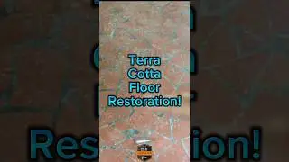 CRAZY Terra cotta floor cleaning & sealing Memphis, Tn #steamcleaning #floorcleaner #memphis #home