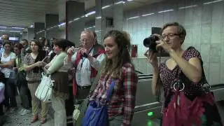 Transpoesie: dance flash mob in Brussels metro stations