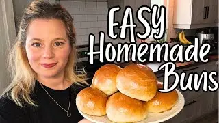 Perfect Brioche Hamburger Buns (So Easy & Soft!) | Baking for the Family