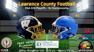 #1 Wilmington Greyhounds vs. #2 Greenville Trojans - PIAA D10 Football - 1A Championship-Nov.15,2025