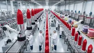 Inside A Lipstick Production Line: From Pigment Mixing To Bullet Molding (Full Process)
