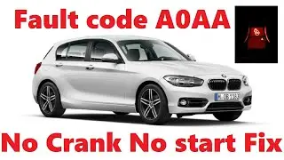 👌BMW E87/E60/E90/E53 Fix Fault code A0AA EZS engine not start❗ двигатель не заводится ❗