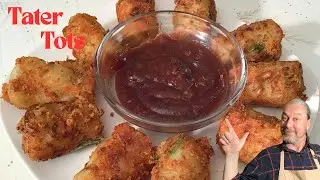 The BEST EVER Tater TOTS! DIY w/ a SECRET INGREDIENT! | COOK and BAKE with BonAppekit! #snacks