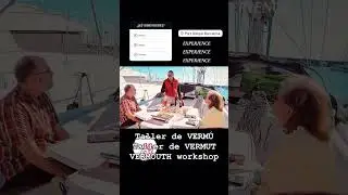 Taller de Vermut con maridaje y degustacion a bordo de un celero