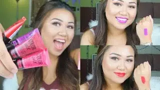 MAYBELLINE COLOR JOLT LIP SWATCHES & MINI REVIEW | Simplex.Makeup