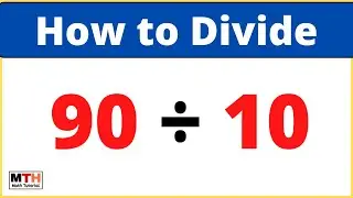 90 divided by 10 (90&divide;10) | Value of 90/10 | Long Division