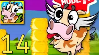 Run cow run - Gameplay Walkthrough part-14 Crazy Obstacles & Fast Run