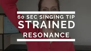 60 Second Singing Tip: Strained Resonance | Arden Kaywin Vocal Studio
