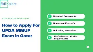 How to Apply For UPDA Exam in Qatar | UPDA MMUP Certification | UPDA MMUP Registration | UPDA Qatar