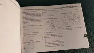 Yamaha XT250 Vin, Engine Serial & Key Identification number locations