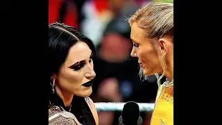 Rhea Ripley & Charlotte Flair Face To Face Edit! 😡 #wwe #rhearipley #charlotteflair #edit