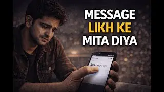 Message Likh Ke Mita Diya | Dil Ne Kaha Bhej De, Dimag Ne Mana Kar Diya | Sad Song