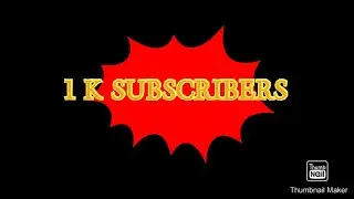 A Million thanks for 1000 subscribers || Ramshaz world ||1K celebrations