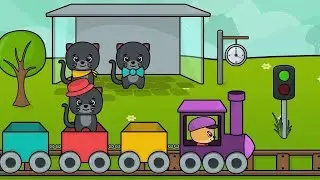 Choti Billi Aur Magic Train | Fun Kids Cartoon Story #video #viral 