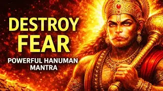 This Hanuman Mantra Destroys Fear & Activates Courage | Brain Frequencies (2026) #hanuman #hanumanji