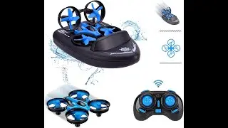 AIROKA H36F Mini Drone for Kid 3 in 1 Sea Land Air Flight 4-Axis Quadcopter Boat RC Helicopter