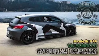 VW Scirocco Camo Wrap Custom