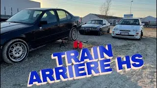 400 chevaux sur le train arrière + 1 an de drift = tout est mort ( pont , Silentbloc…)