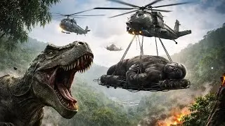 KING KONG vs DINOSAUR &ndash; Epic Battle, Broken Tooth & Rescue Mission | Full Story
